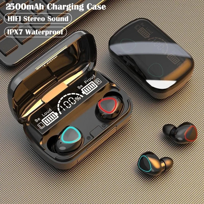 Original Brand New TWS Bluetooth Headphones 3500mAh with Charging Box