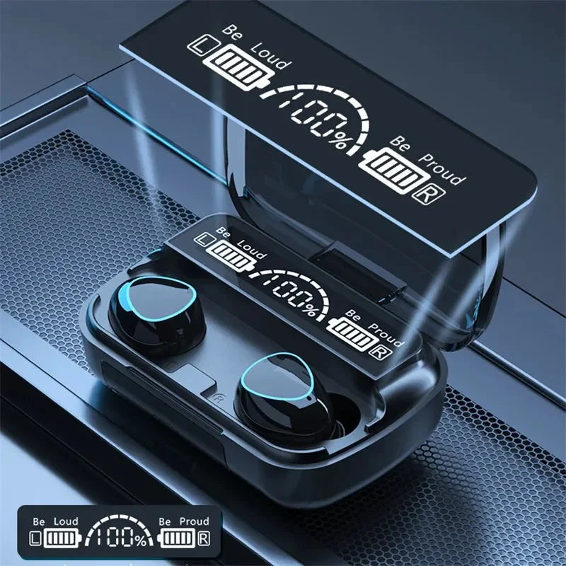 Original Brand New TWS Bluetooth Headphones 3500mAh with Charging Box