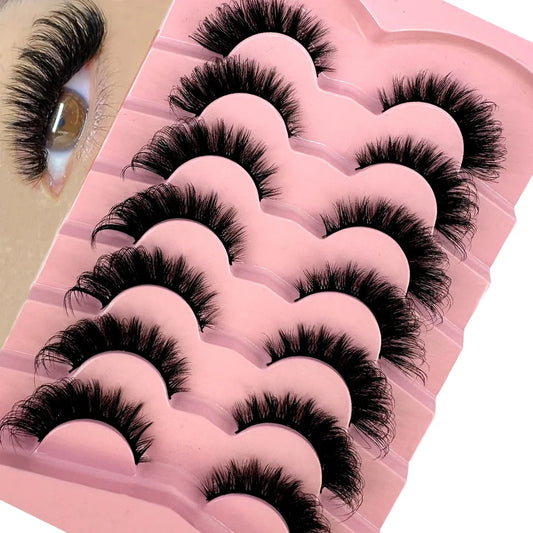 NEW Branded 7 pairs Classic 3D Volume Lashes