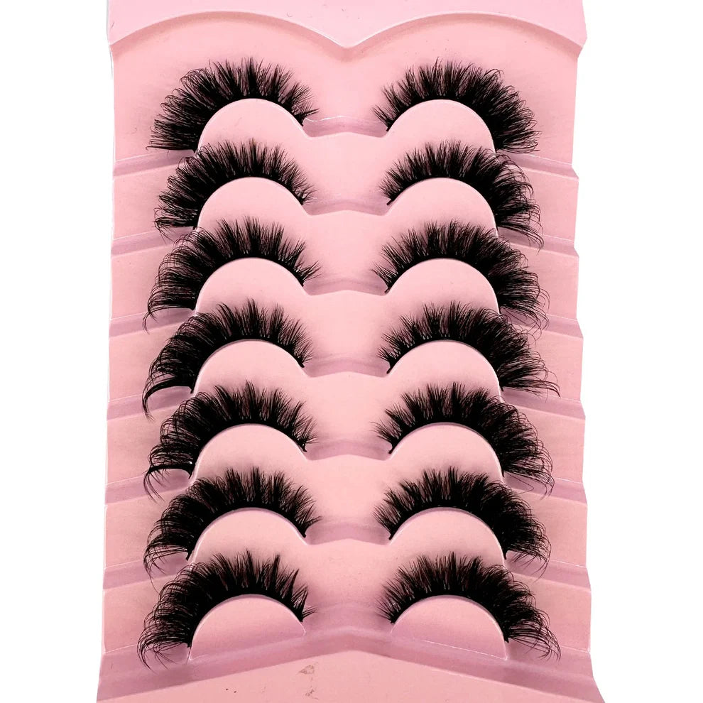 NEW Branded 7 pairs Classic 3D Volume Lashes